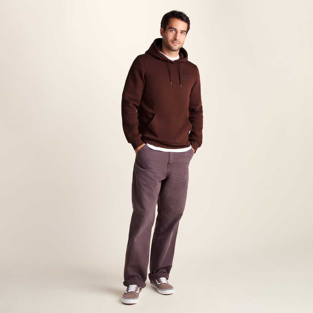 Whalley Mens Supersoft Hoody - Chestnut Brown - Image 2