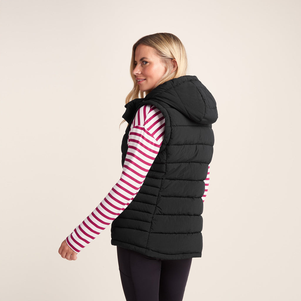 Wyness Womens Shower Resistant Insulated Jacket - Black - Image 4