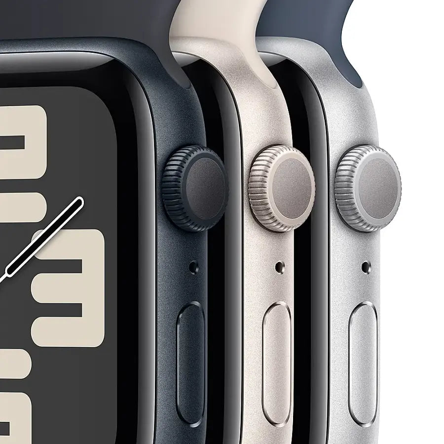 Apple Watch SE 2nd Generation (GPS) – 44mm – Starlight Aluminum Case with Starlight Sport Band – M/L – MRE53LL/A - Image 3