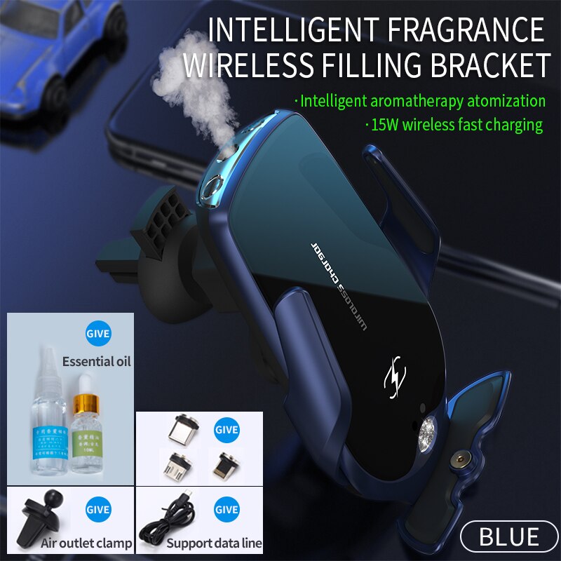 Car Smart Aromatherapy Phone Holder - Blue