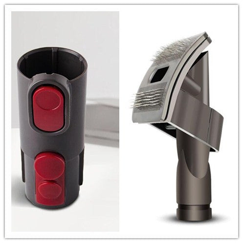 2-in-1 Pet Grooming Vacuum Brush Attachment - Set