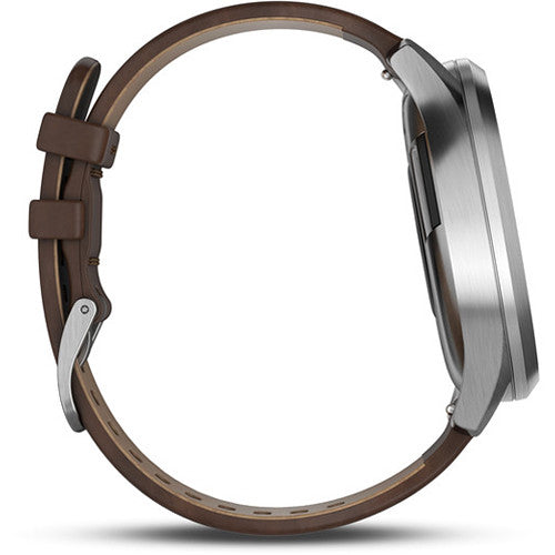 Garmin vivomove HR Premium Hybrid Smartwatch - Silver - 010-01850-14 - Image 3