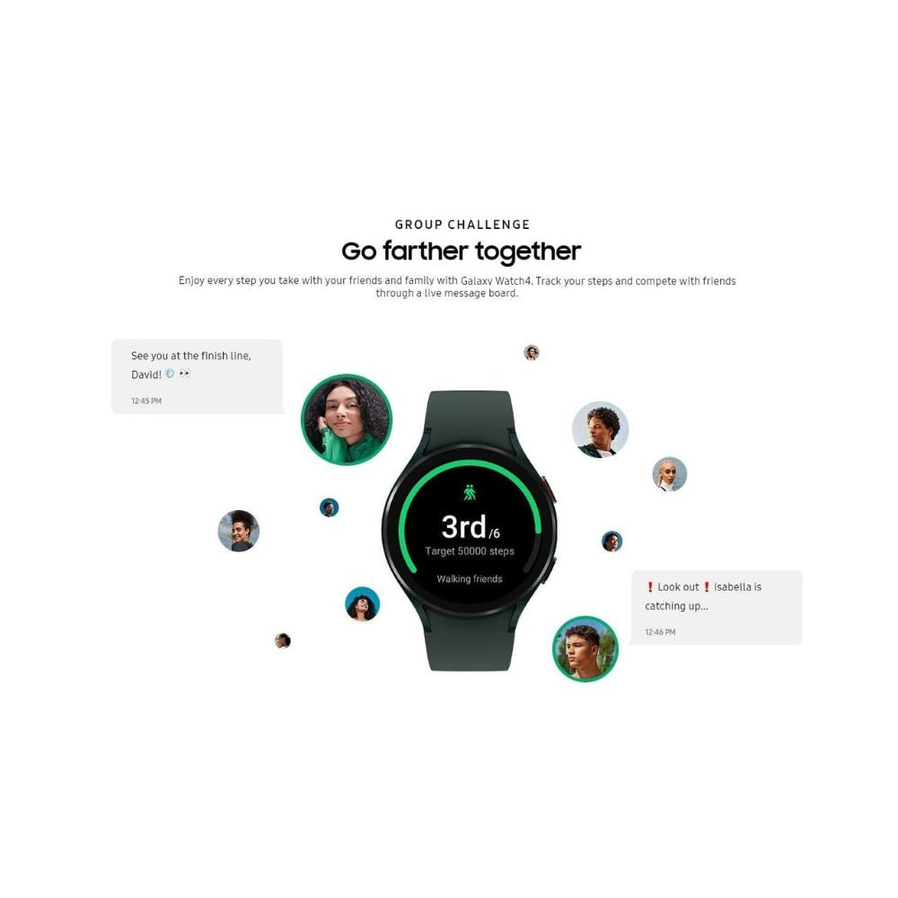 Samsung Galaxy Watch4 Aluminum Smartwatch 40mm LTE - Black - SM-R865UZKAXAA - Image 6