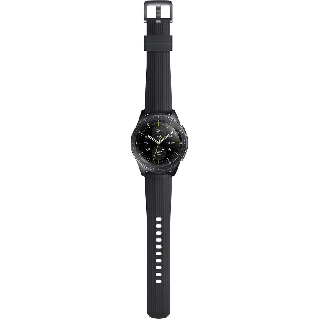 Samsung Galaxy Watch 42mm 4G LTE Stainless Steel Midnight Black SM-R815UZKAXAR - Image 6