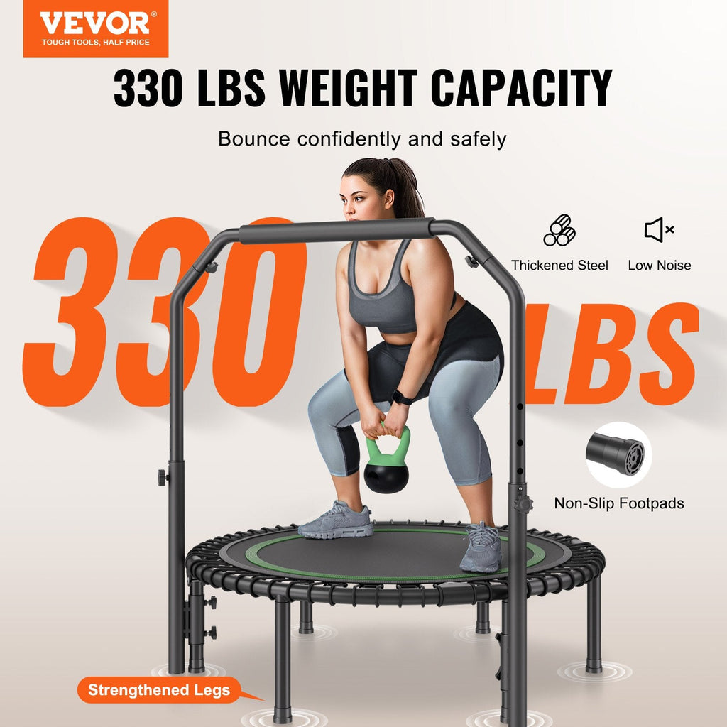 40" Foldable Mini Trampoline & Rebounders - Image 3