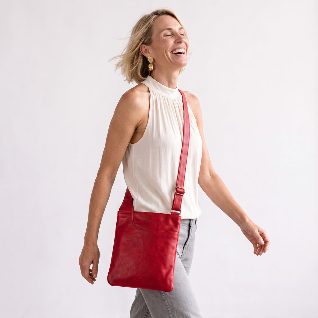 Athena Leather Crossbody Bag - Image 45