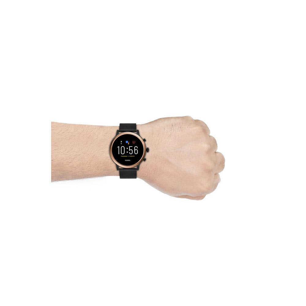 Fossil - Gen 5 Smartwatch 44mm Stainless Steel - Black - FTW6036 - Image 5