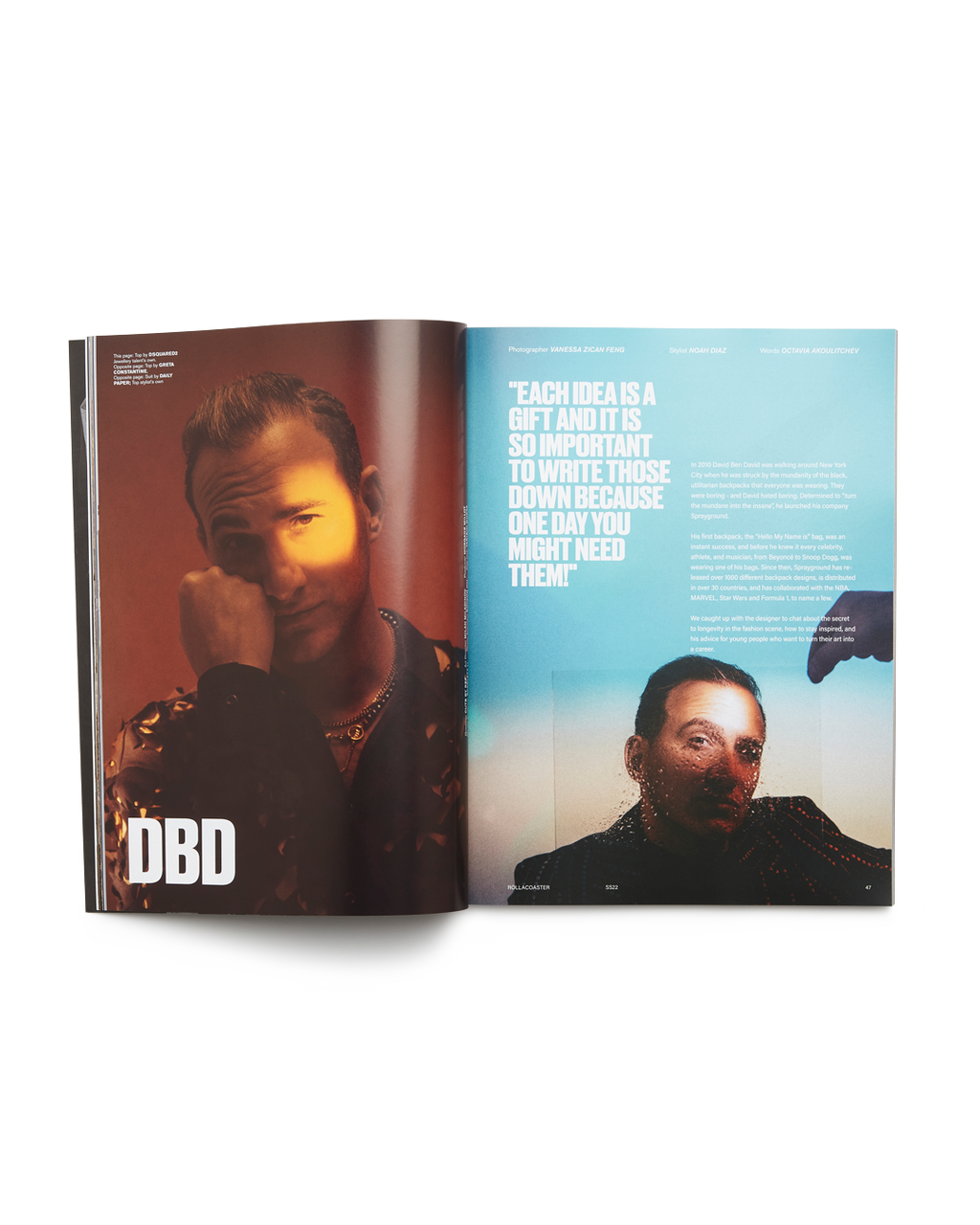Rollacoaster Magazine Dbd Interview Cover Limited Edition UK Print - Image 2