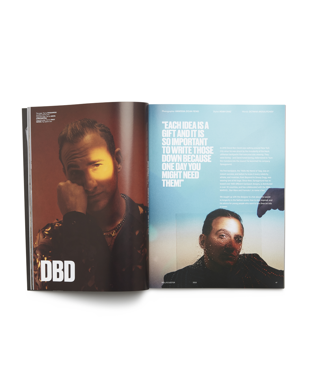 Rollacoaster Magazine Dbd Interview Cover Limited Edition UK Print - Image 2