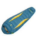 Outdoor Down Camping Sleeping Bag - Fog Blue And Yellow