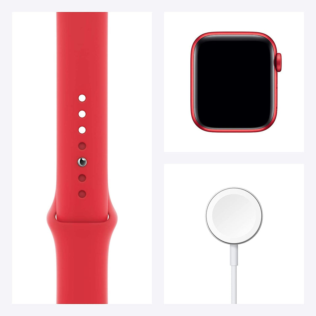 Restored Apple Watch Series 6 (GPS + Cellular) 44mm (PRODUCT)RED Aluminum Case with Red Sports Band - M07K3LL/A - Image 7