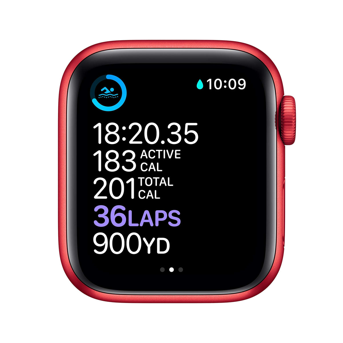 Apple Watch Series 6 40mm RED Aluminum Case RED Sport Band - M00A3LL/A - Image 4