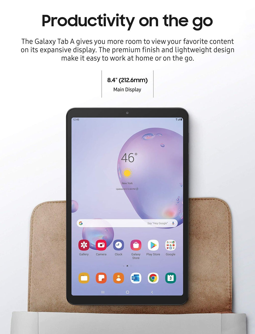 AT&T Samsung Galaxy Tab A 8.4"" (2020) - 32GB - Mocha - SM-T307UZNAATT - Image 6