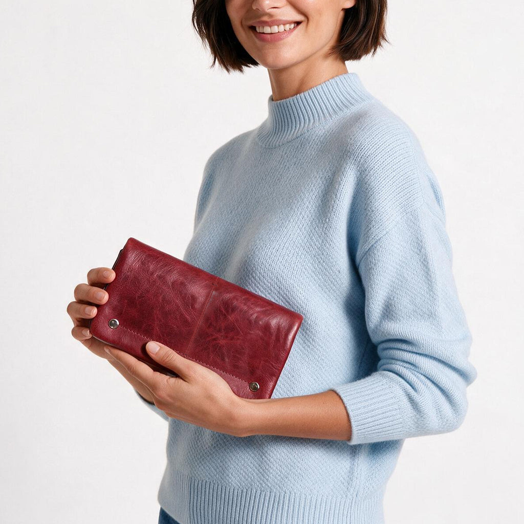 Terry Crackled Napa Leather Wallet - Image 16