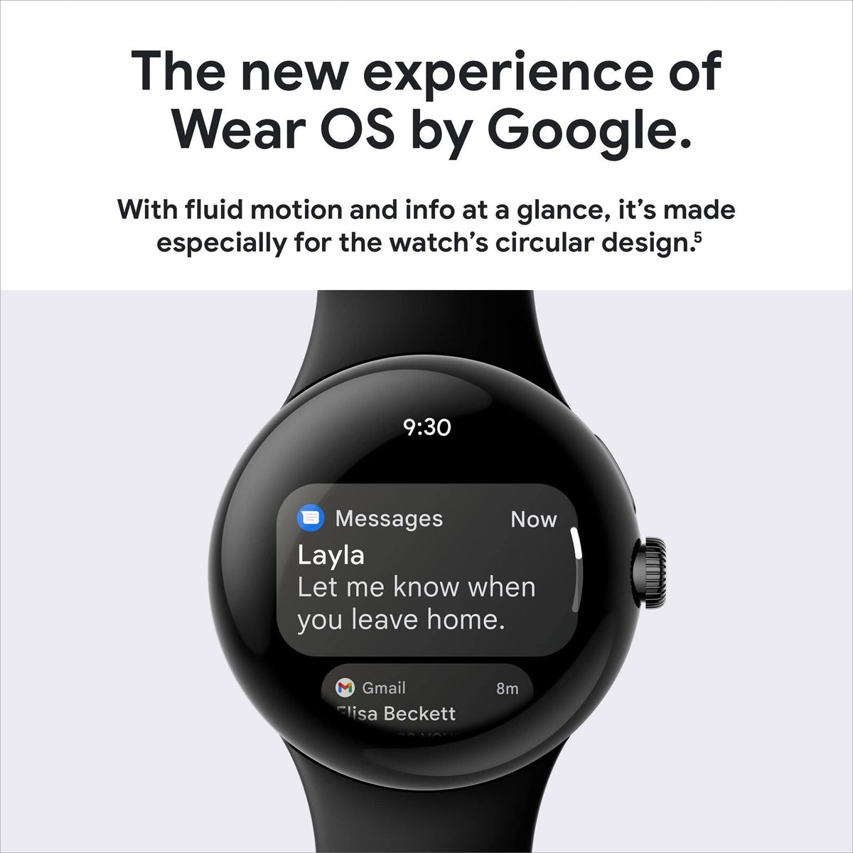 Google Pixel Watch Gold Stainless Steel Smartwatch 41mm with Hazel Active Band - Wi-Fi/Bluetooth - GA04123 - Image 6
