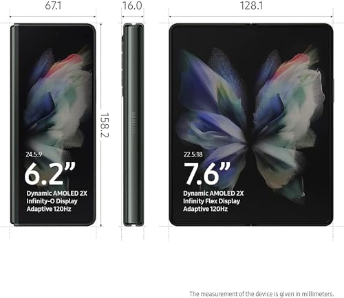 Verizon Samsung Galaxy Z Fold3 5G 256GB - Phantom Green - SM-F926UZGAVZW - Image 4