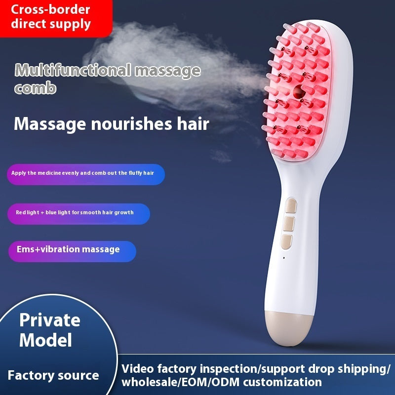 Red & Blue Light Scalp Massage Comb
