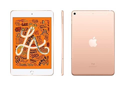 Apple iPad mini 7.9"" 5th Gen (2019) Wi-Fi+Cellular 64GB - Gold - MUX72J/A - Image 6