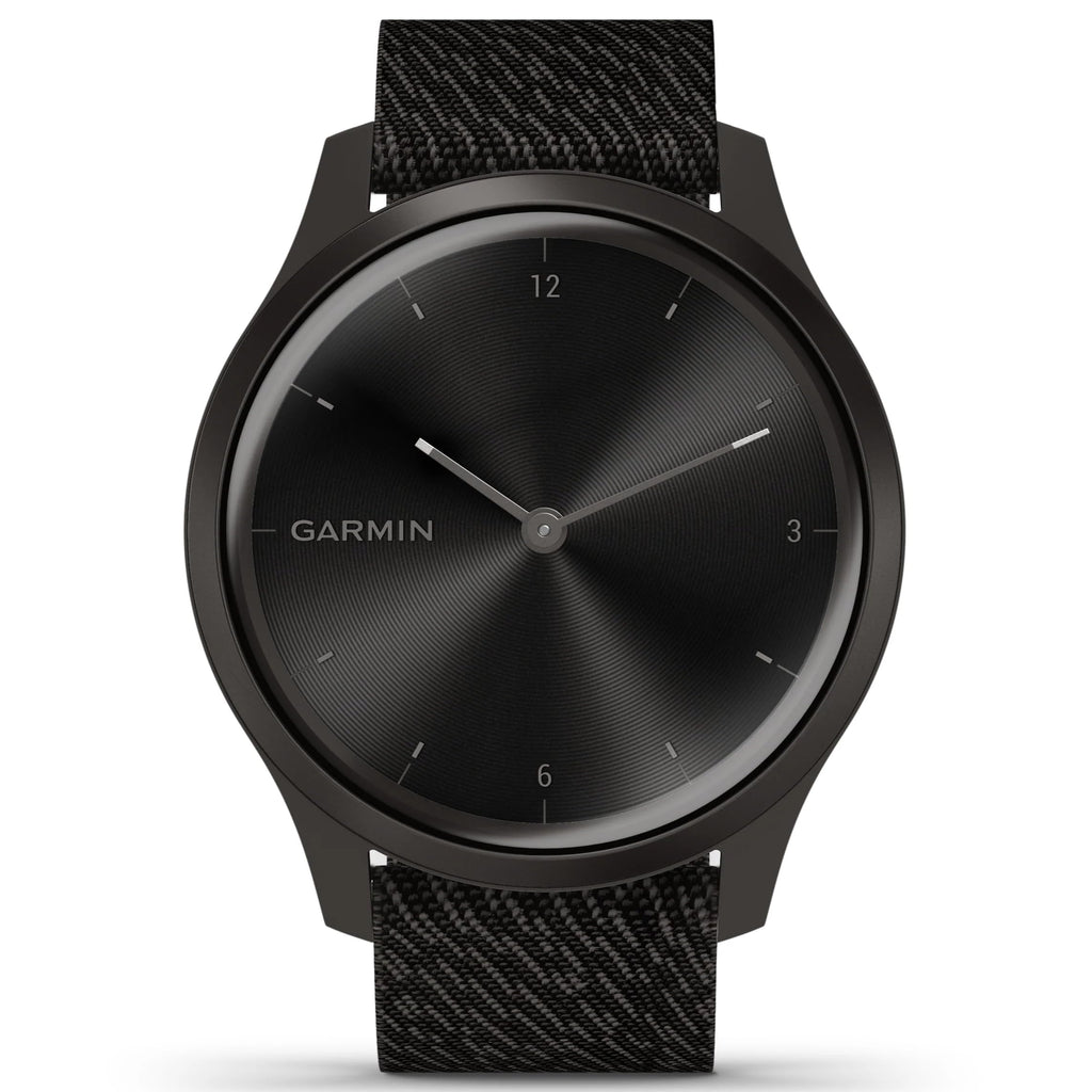 Garmin vivomove Style Hybrid Smartwatch 42mm Aluminum Graphite With Black - 010-02240-03 - Image 4