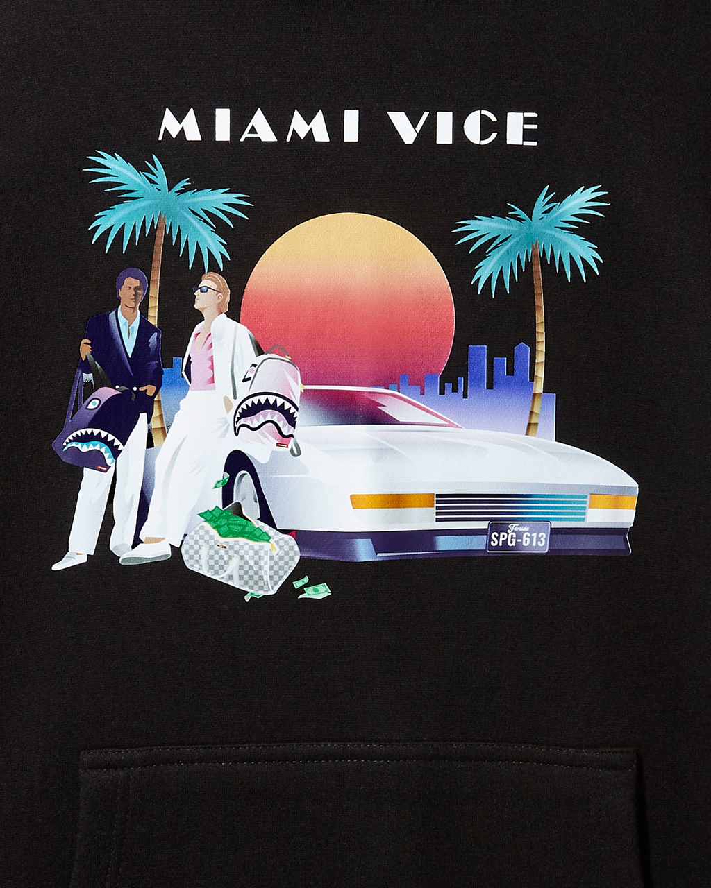 Miami Vice Hoody (Black) - Image 5