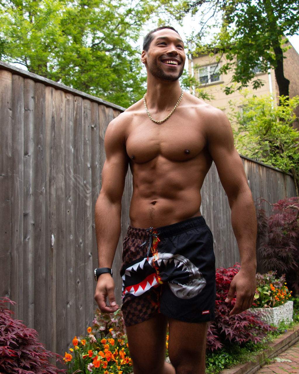 Sharks in Paris Unstoppable Swim Trunks - Image 2