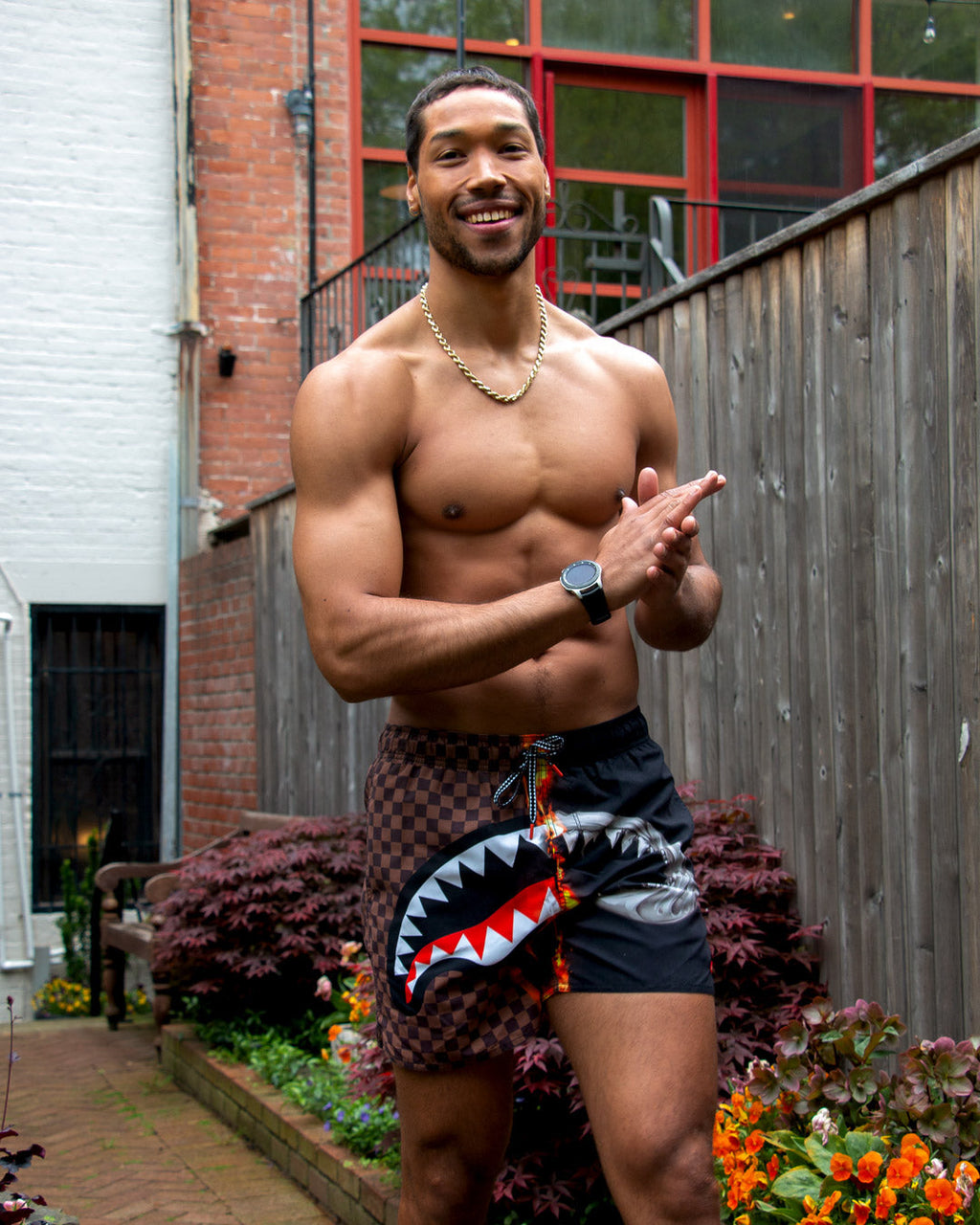 Sharks in Paris Unstoppable Swim Trunks - Image 4