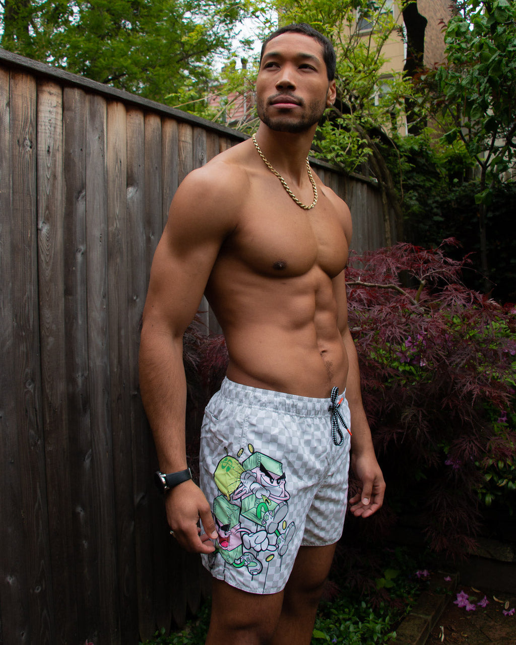 Money Boys Sandbar Swim Trunks - Image 2