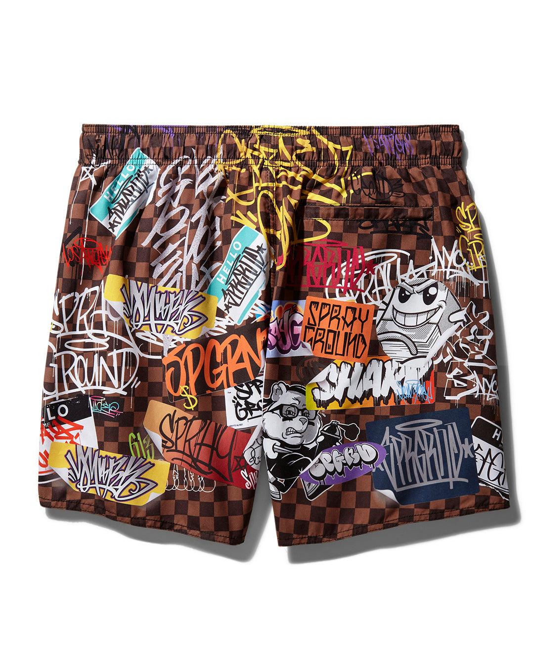Sharks in Paris Jetski Swim Trunks - Image 3