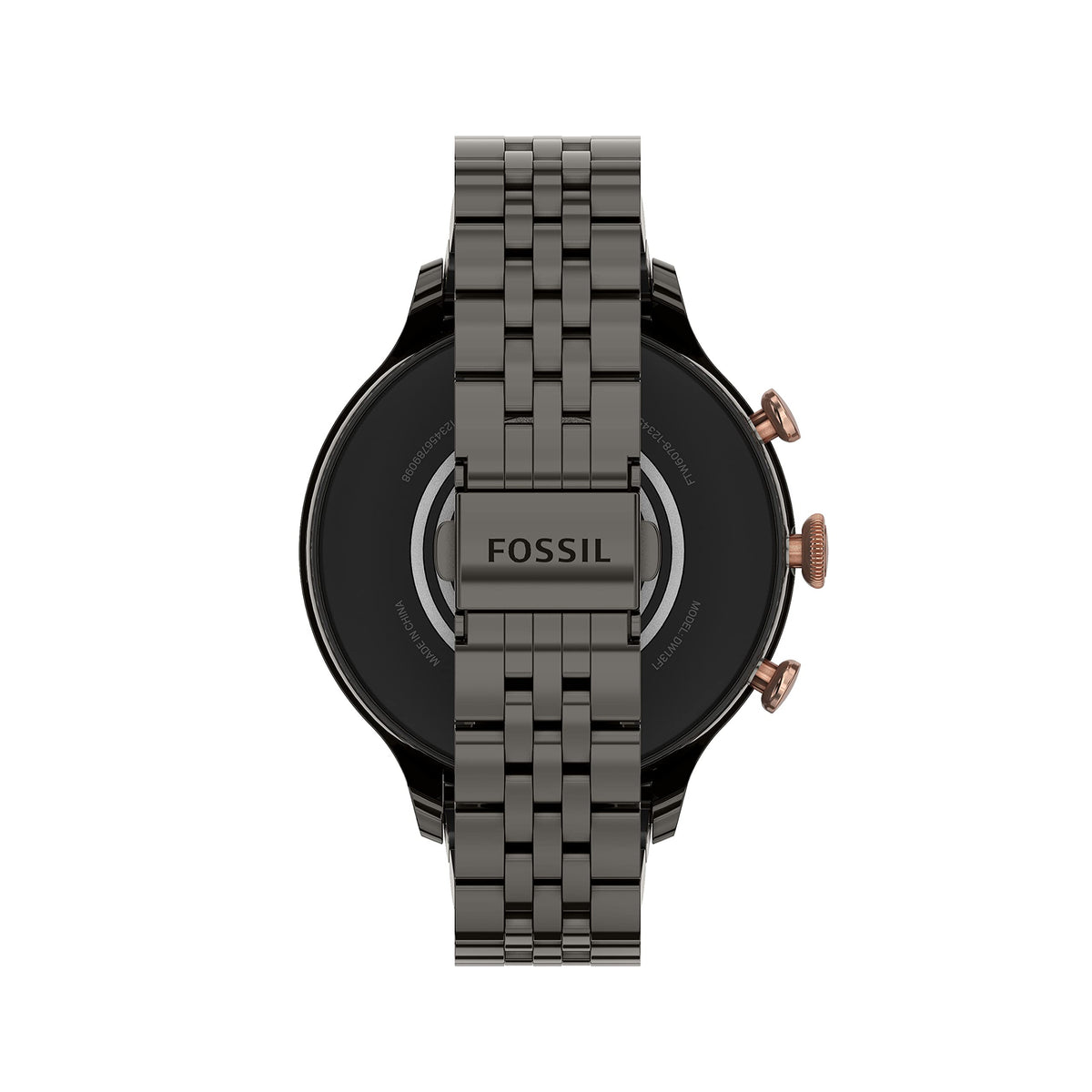 Fossil - Gen 6 Smartwatch 42mm Gunmetal Stainless Steel - Gunmetal/Rose Gold - FTW6078V - Image 3