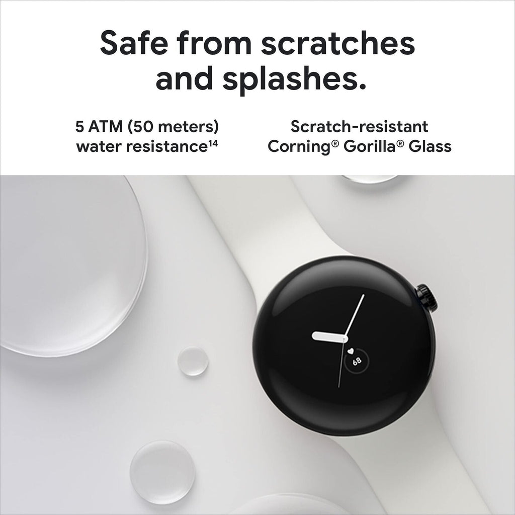 Google Pixel Watch Gold Stainless Steel Smartwatch 41mm with Hazel Active Band - Wi-Fi/Bluetooth - GA04123 - Image 5