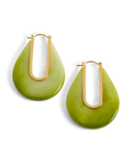 Resin Drop Hoop Earring - Image 5
