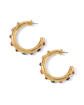 Cabochon Embellished Hoop - Image 6