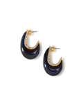 Resin J-Hoop Earring - Image 6