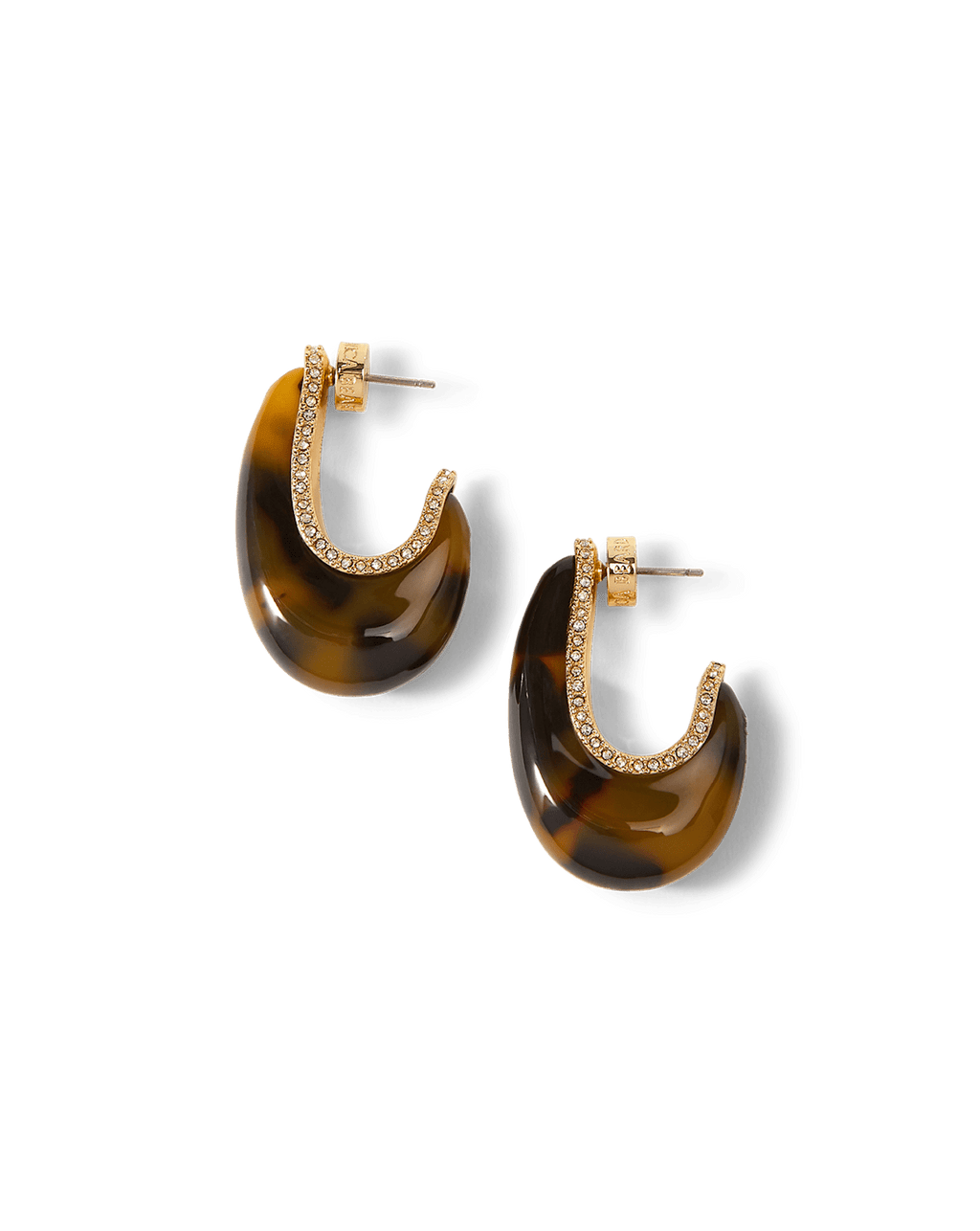 Resin J-Hoop Earring - Image 6