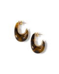 Resin J-Hoop Earring - Image 6
