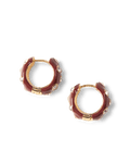 Crystal and Enamel Huggie Hoop - Image 6
