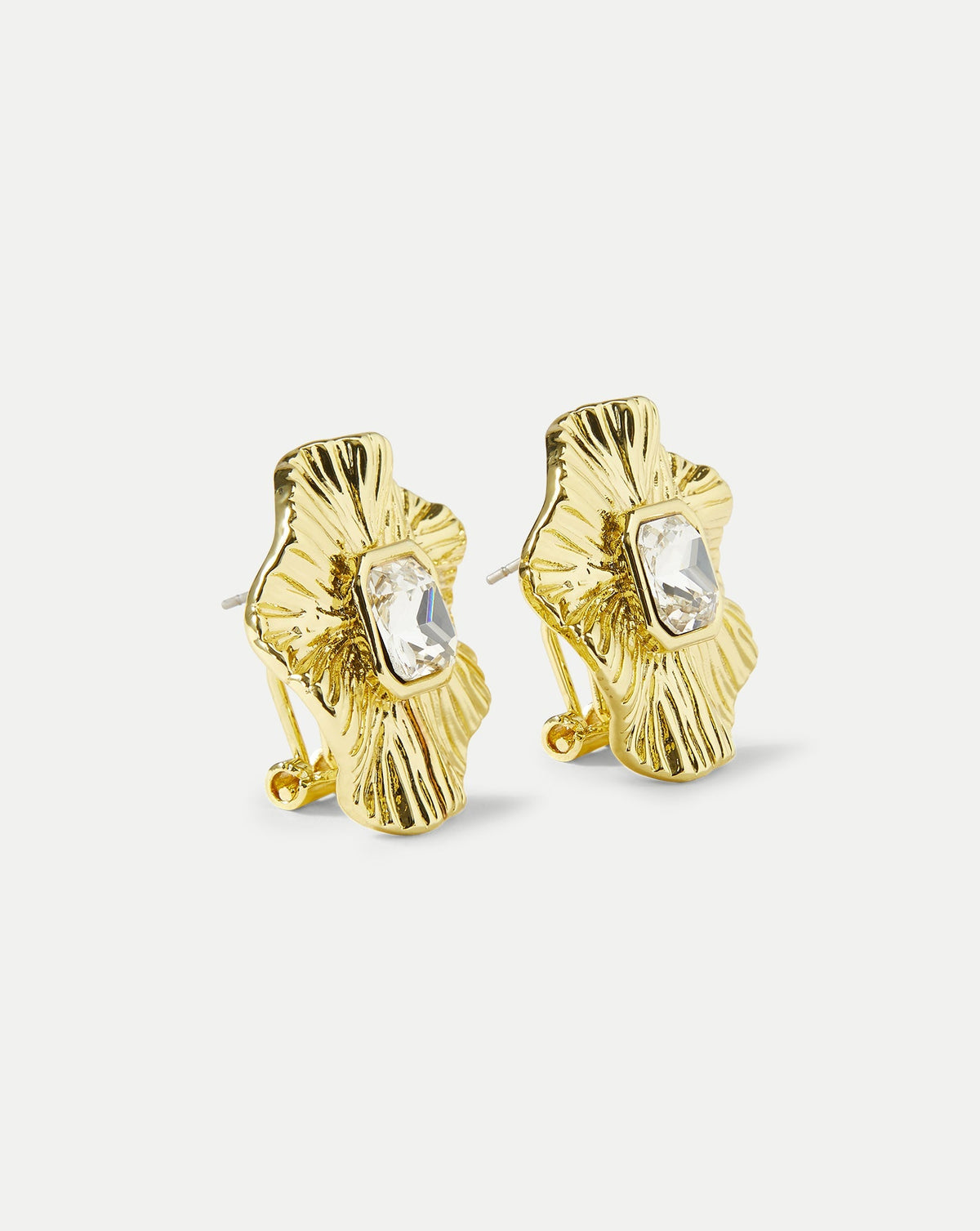 Gold Floral Earring - Image 3