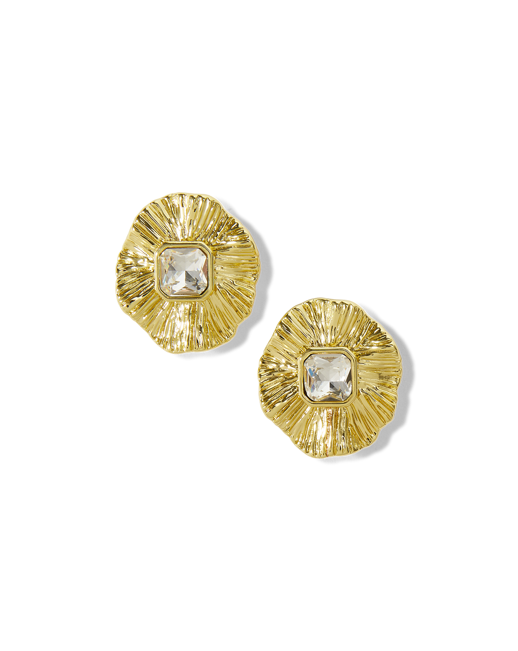 Gold Floral Earring - Image 7