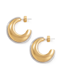 Two-Tone Hoop Earring - Image 7