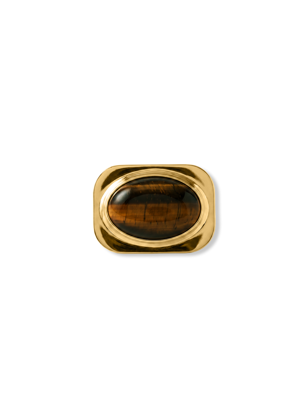 Tiger’s Eye Scarf Ring - Image 5
