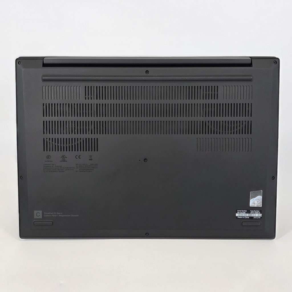 Lenovo ThinkPad P1 Gen 4 16 2021 Black 2.5 GHz Intel Core i7 11th Gen. 32GB RAM 1TB Solid State Drive NVIDIA RTX - Image 6