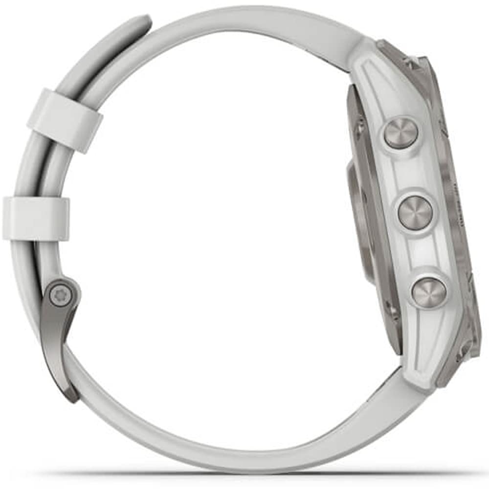 Garmin - epix Gen 2 GPS Smartwatch 47mm Fiber-reinforced polymer -White Titanium - 010-02582-20 - Image 8