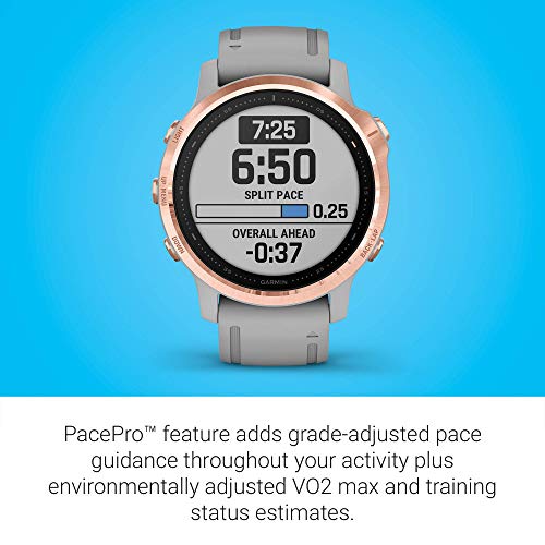 Garmin - fēnix 6S Sapphire GPS Smartwatch 42mm - Rose Gold - 010-02159-20 - Image 4