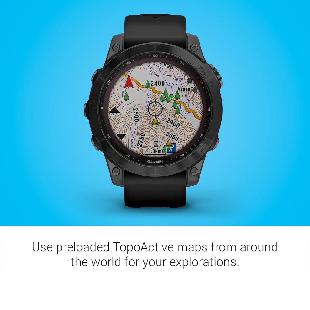 Garmin fenix 7 Solar GPS Smartwatch 47mm - Slate Gray - 010-02540-10 - Image 4
