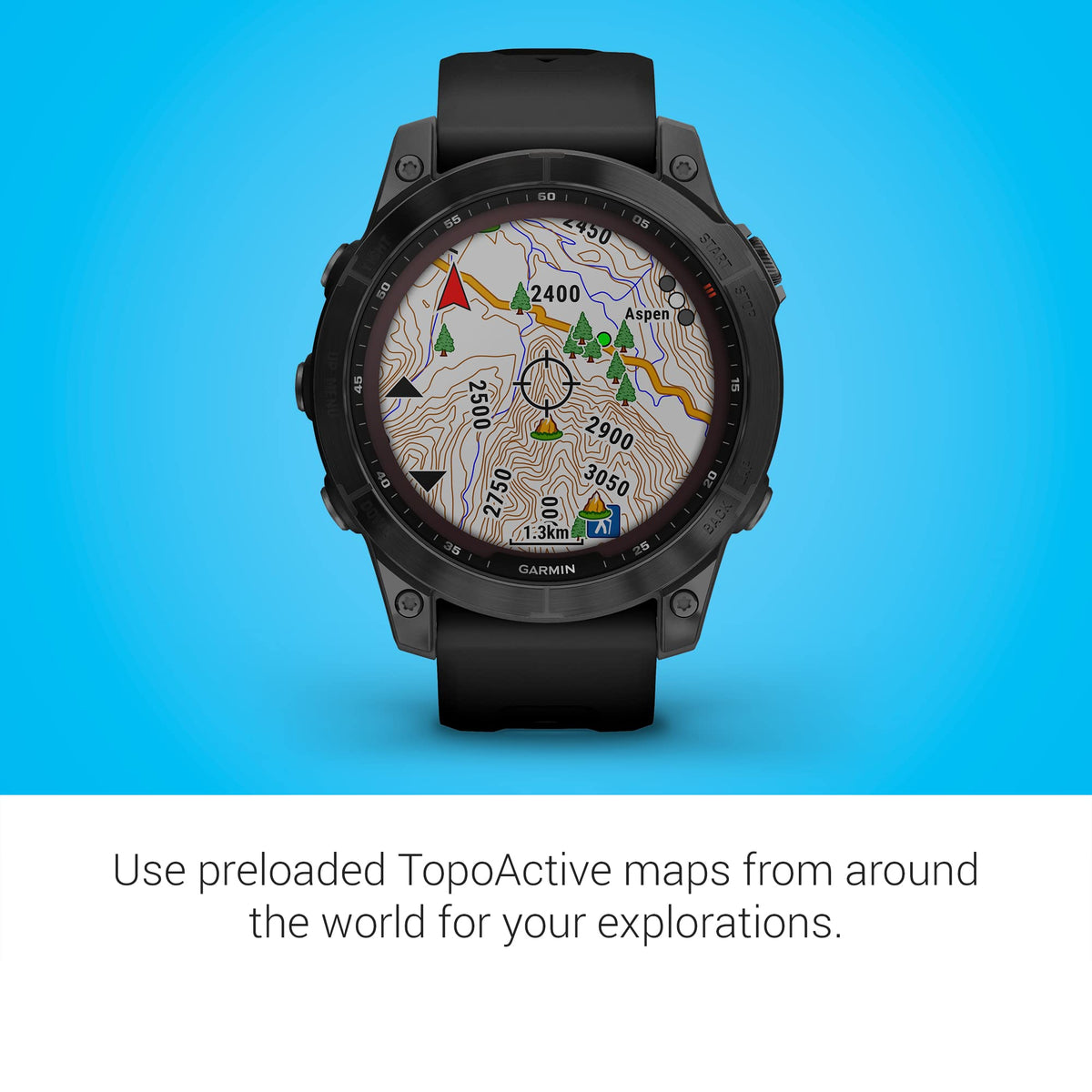 Garmin fenix 7 Solar GPS Smartwatch 47mm - Slate Gray - 010-02540-10 - Image 4