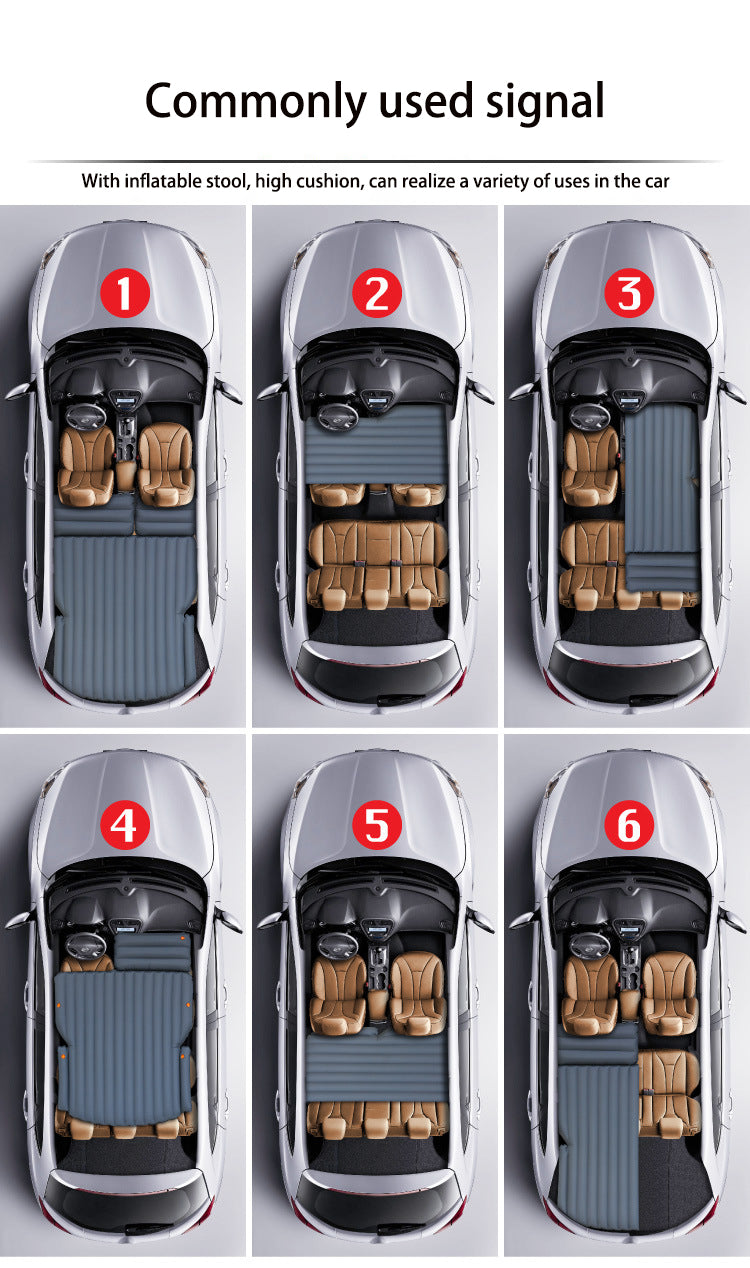Portable Inflatable Car Bed for Hatchback Travel - Image 3