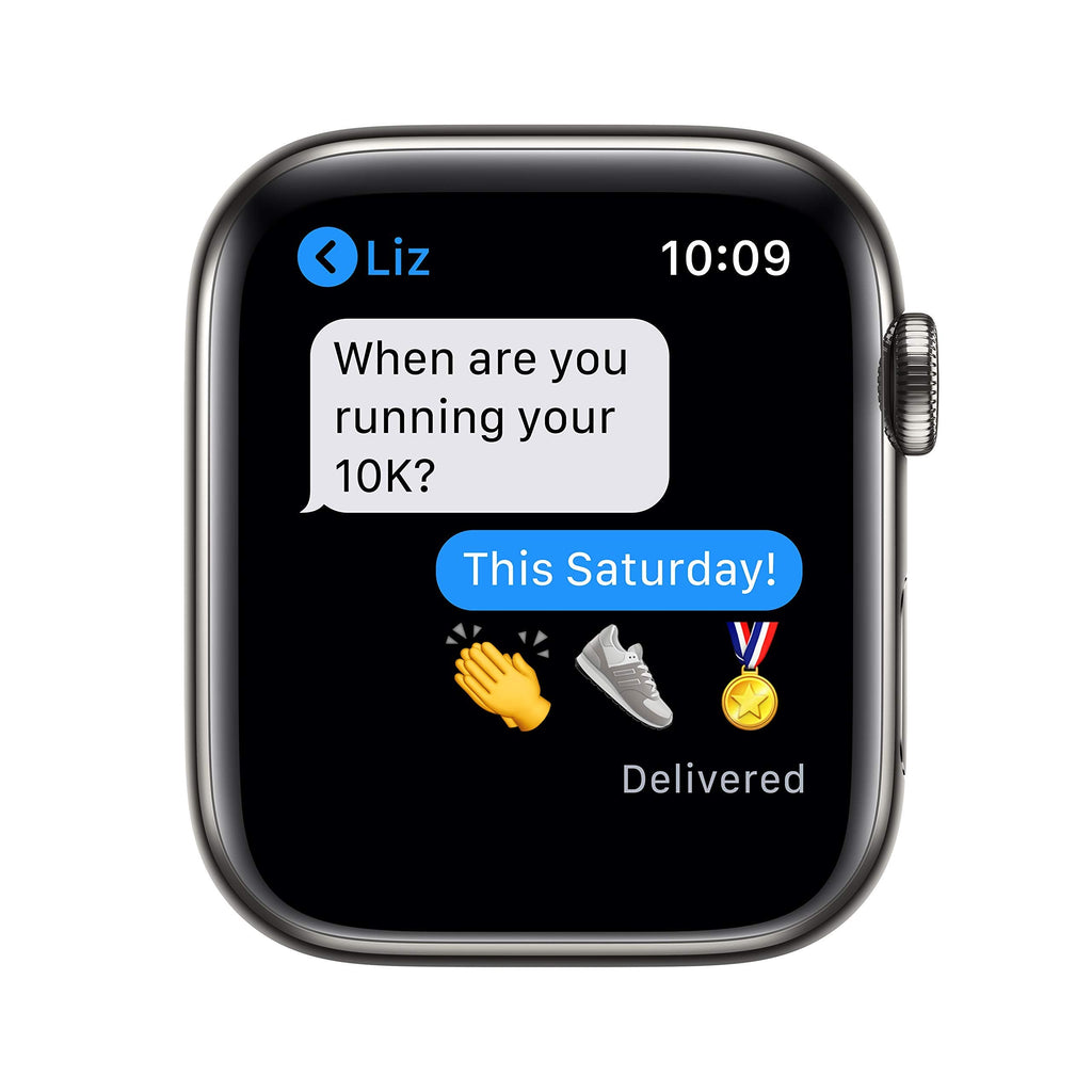Apple Watch Series 6 LTE 44mm Graphite Stainless Steel Graphite - M07R3LL/A - Image 6