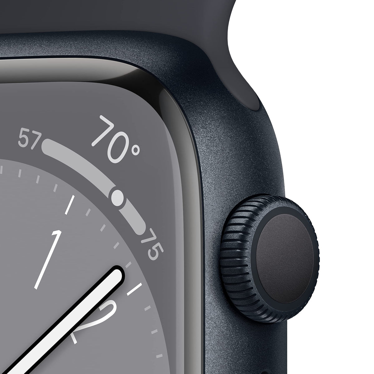 Apple Watch Series 8 - GPS 45mm - Midnight Aluminum Case w Midnight Sport Band - S/M - MNUJ3LL/A - Image 3