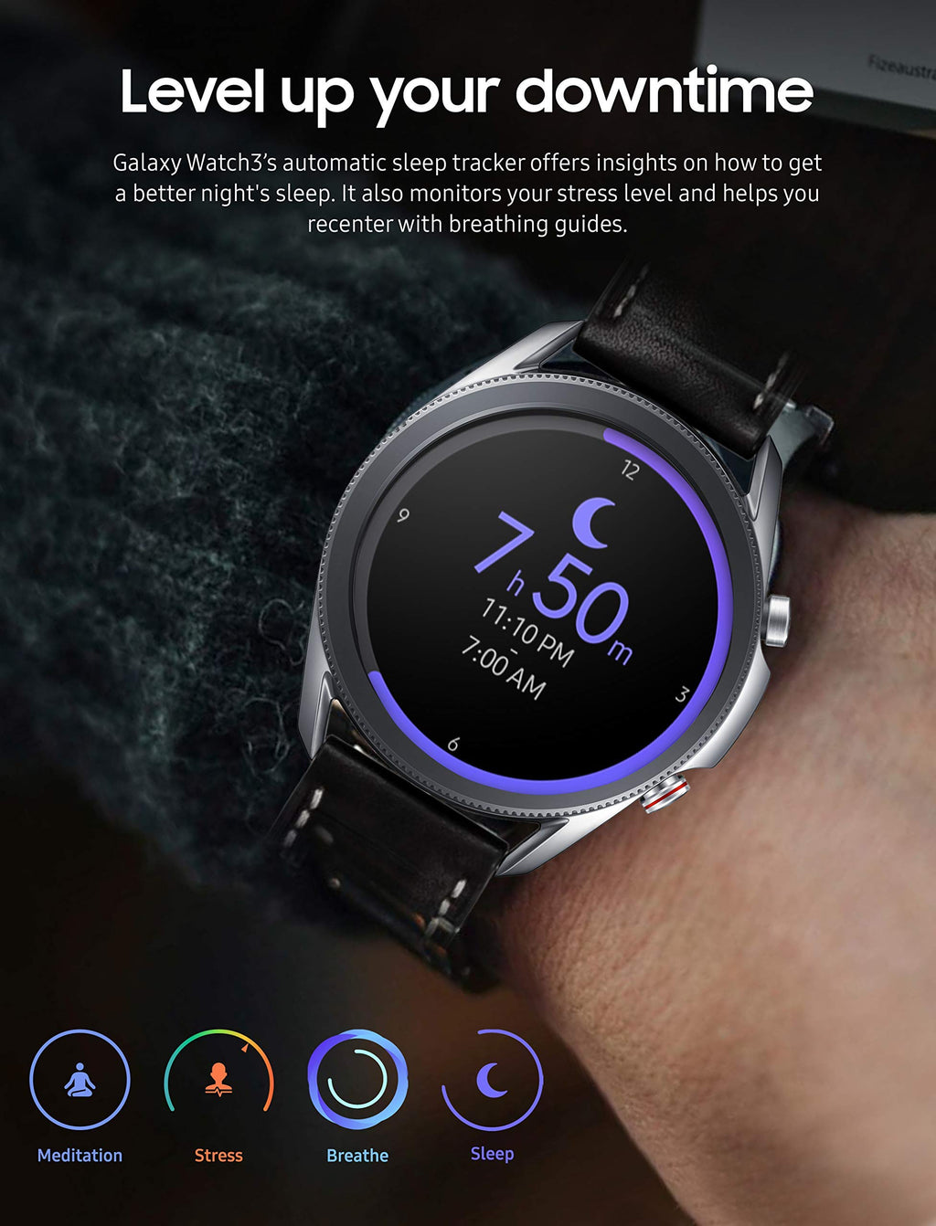 Samsung Galaxy Watch3 Smartwatch 41mm Stainless LTE - Mystic Silver - SM-R855UZSAXAR - Image 6