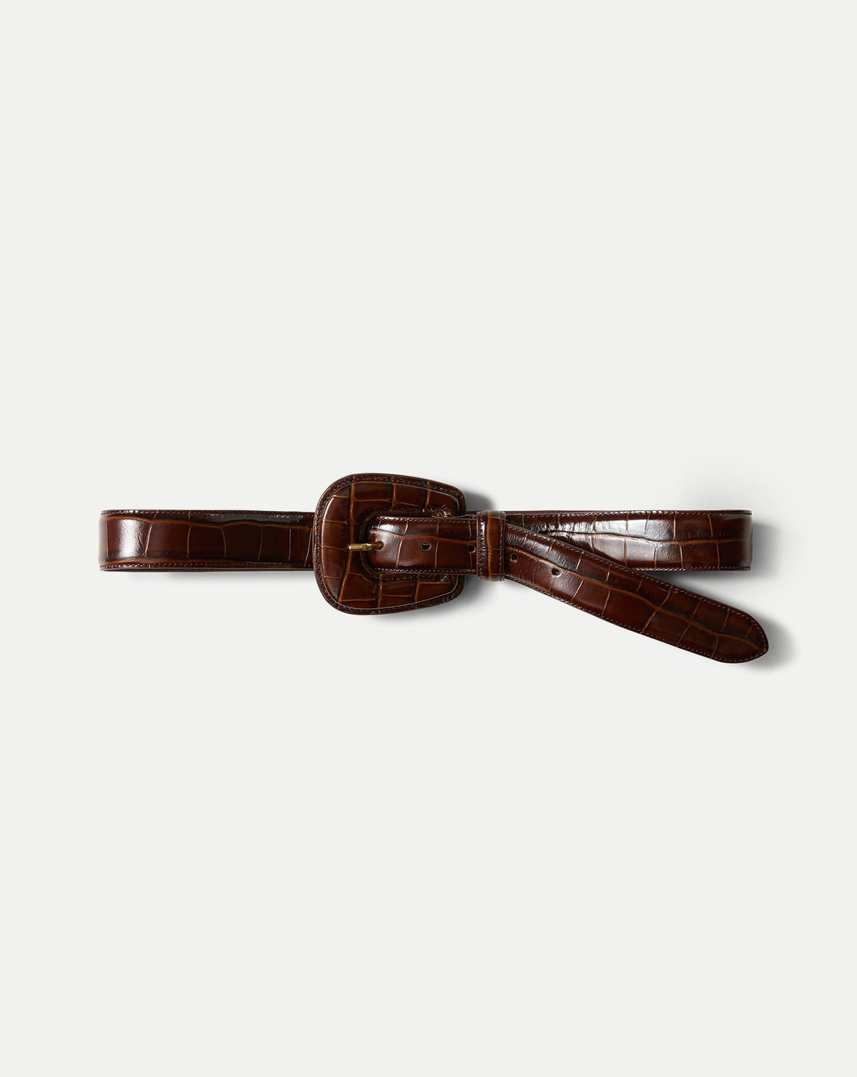 Elsy Leather-Buckle Belt
